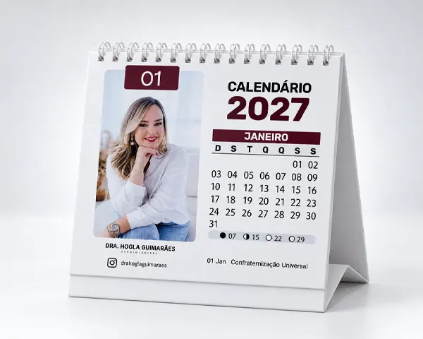 Calendários de Mesa Corporativos